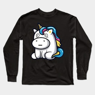 The Search for Meaning: An Existential Unicorn in a Quest for Understanding Long Sleeve T-Shirt